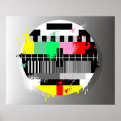 Affiche de la télévision Retro grunge (Devant)