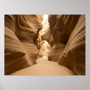 Affiche de la Terre de Canyon de Grès Ensoleillé