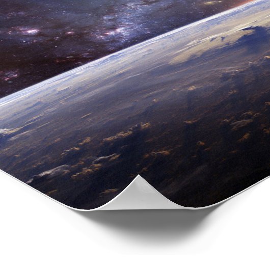 affiche de la terre et de l'espace (Coin)