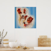 Affiche de la terrière CUTE Jack Russell (Cuisine)