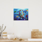 Affiche de la tortue de mer (Cuisine)