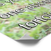 Affiche de la tortue souriante (Coin)