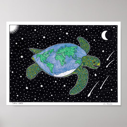 Affiche de la Tortue Terre (Devant)
