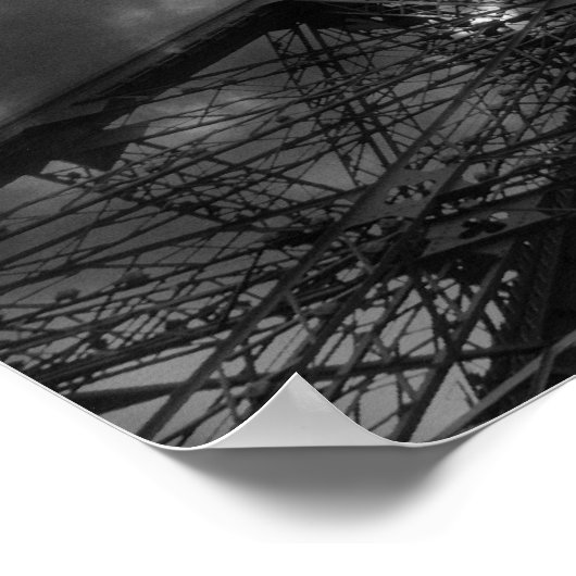 Affiche de la tour Eiffel (Coin)