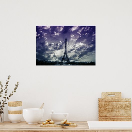 Affiche de la tour Eiffel (Cuisine)