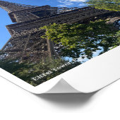 Affiche de la Tour Eiffel, Paris, France (Coin)
