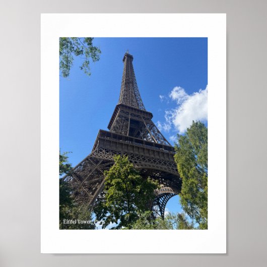 Affiche de la Tour Eiffel, Paris, France (Devant)