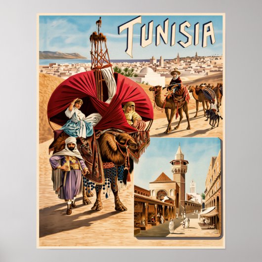 Affiche de la Tunisie (Devant)