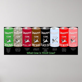 Affiche de la vache Snappy