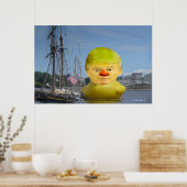 Affiche de la valeur de canard jaune en caoutchouc (Cuisine)