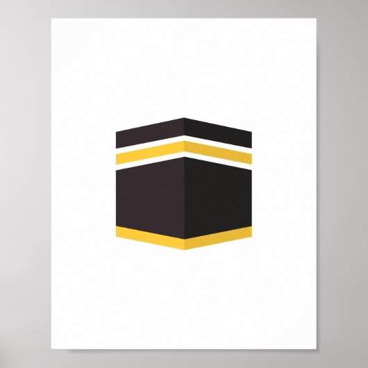 Affiche de la valeur d'impression de la Kaaba (Devant)