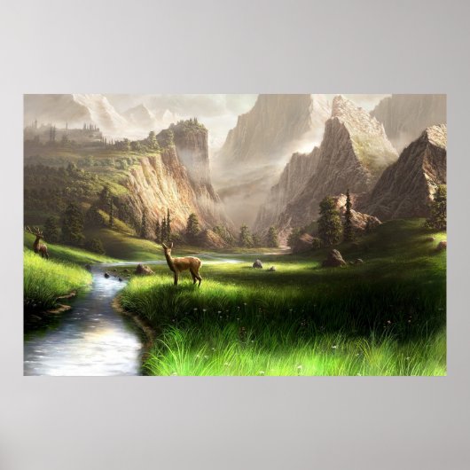 Affiche de la vallée de Deer (Devant)