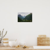 Affiche de la vallée de Hjelle en Norvège (Cuisine)