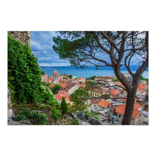 Affiche de la ville croate Omis (Devant)