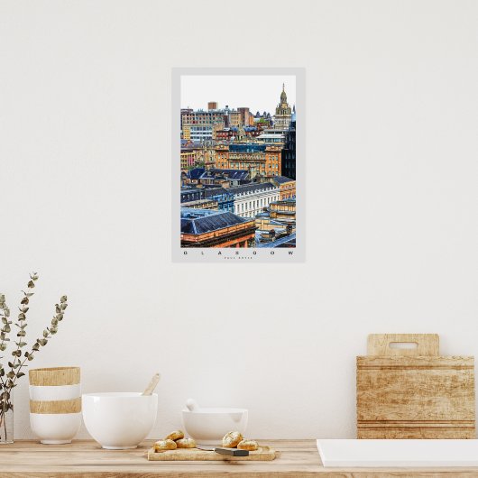 Affiche de la ville de Glasgow (Cuisine)