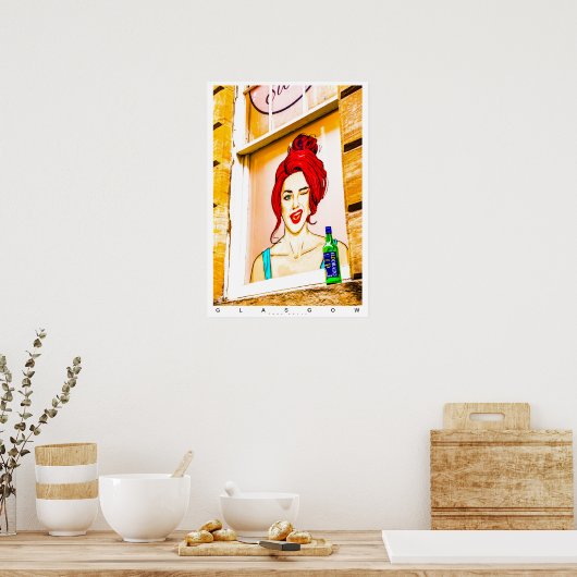 Affiche de la ville de Glasgow (Cuisine)