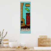 affiche de la ville de haute musique (Cuisine)