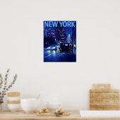 Affiche de la ville de New York (Cuisine)