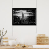 Affiche de la ville de NEW YORK (Cuisine)