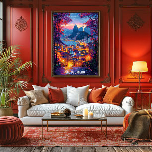 Affiche de la ville de Rio de Janeiro – Art brésil