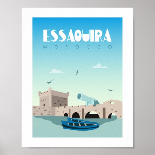 Affiche de la ville d'Essaouira (Devant)