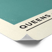 Affiche de la ville moderniste de Queens (Coin)