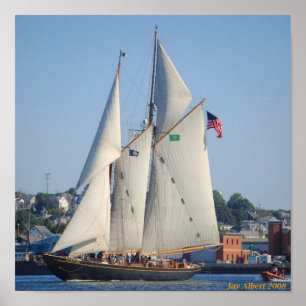 Affiche de la Virginie de schooner