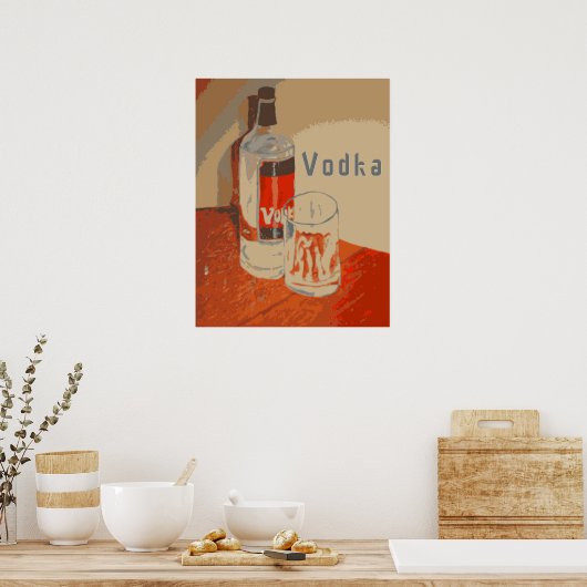 Affiche de la Vodka (Cuisine)