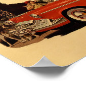 Affiche de la Voiture Vintage (Coin)