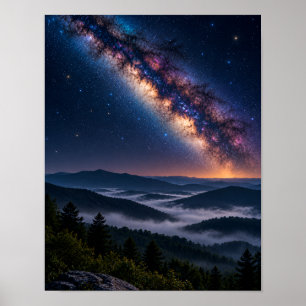 Affiche de la Voûte Céleste de Cosmic Ridge Appala