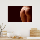 Affiche de la vue arrière mignonne (Cuisine)