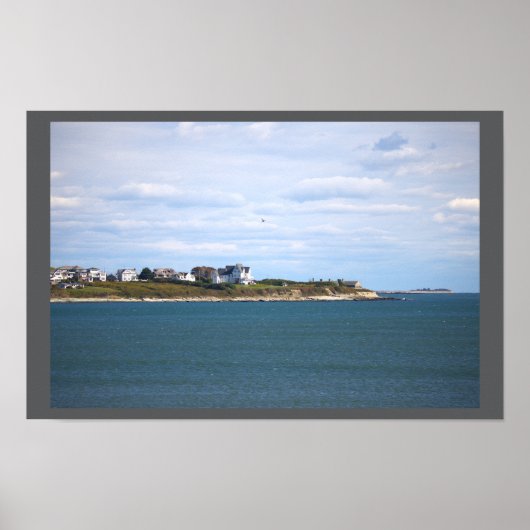 Affiche de la vue océanique de Rhode Island (Devant)