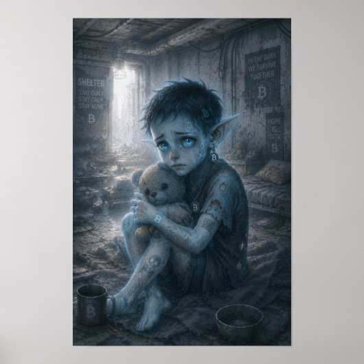 Affiche de l'Abri antiatomique / Orphelin / Solitu (Devant)