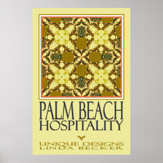Affiche de l'accueil de Palm Beach