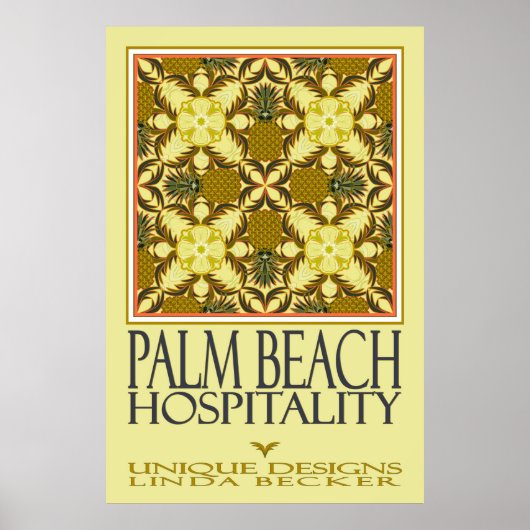 Affiche de l'accueil de Palm Beach (Devant)