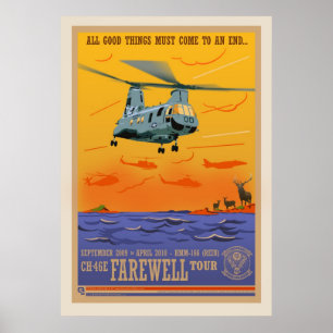 Affiche de l'adieu CH-46
