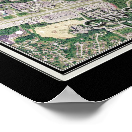 Affiche de l'aéroport international de Cincinnati  (Coin)