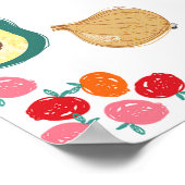 Affiche de l'Affiche de bienvenue de Baby shower c (Coin)