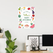 Affiche de l'Affiche de bienvenue de Baby shower c (Bureau à domicile)