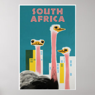 Affiche de l'Afrique du Sud