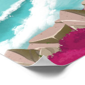 Affiche de l'Afrique du Sud du Cap (Coin)