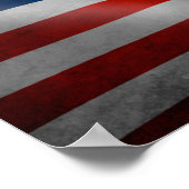 Affiche de l'aigle à drapeau américain (Coin)