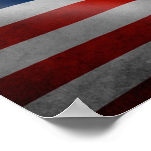 Affiche de l'aigle à drapeau américain (Coin)