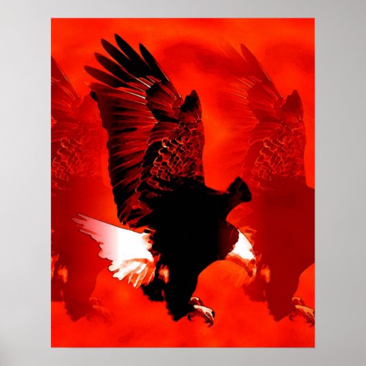 Affiche de l'aigle à l'atterrissage - Affiches de (Devant)