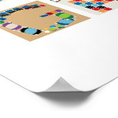 Affiche de l'alphabet du jeu de société "Board Gam (Coin)