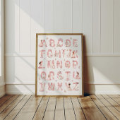 Affiche de l'alphabet princesse ABC Décoration de