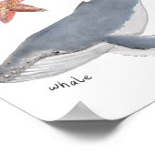 Affiche de l'alphabet sous la mer (Coin)