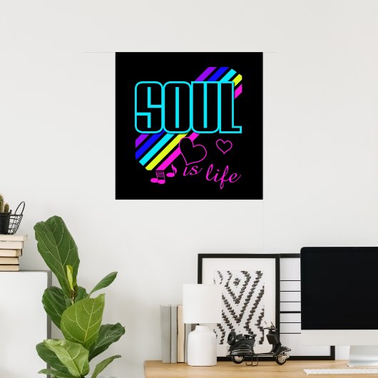 Affiche de l'âme (Bureau à domicile)