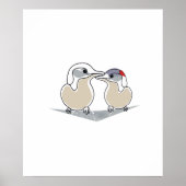 Affiche de l'amour de la Sterne arctique minimalis (Devant)