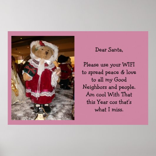 Affiche de l'amour et de la paix (Devant)